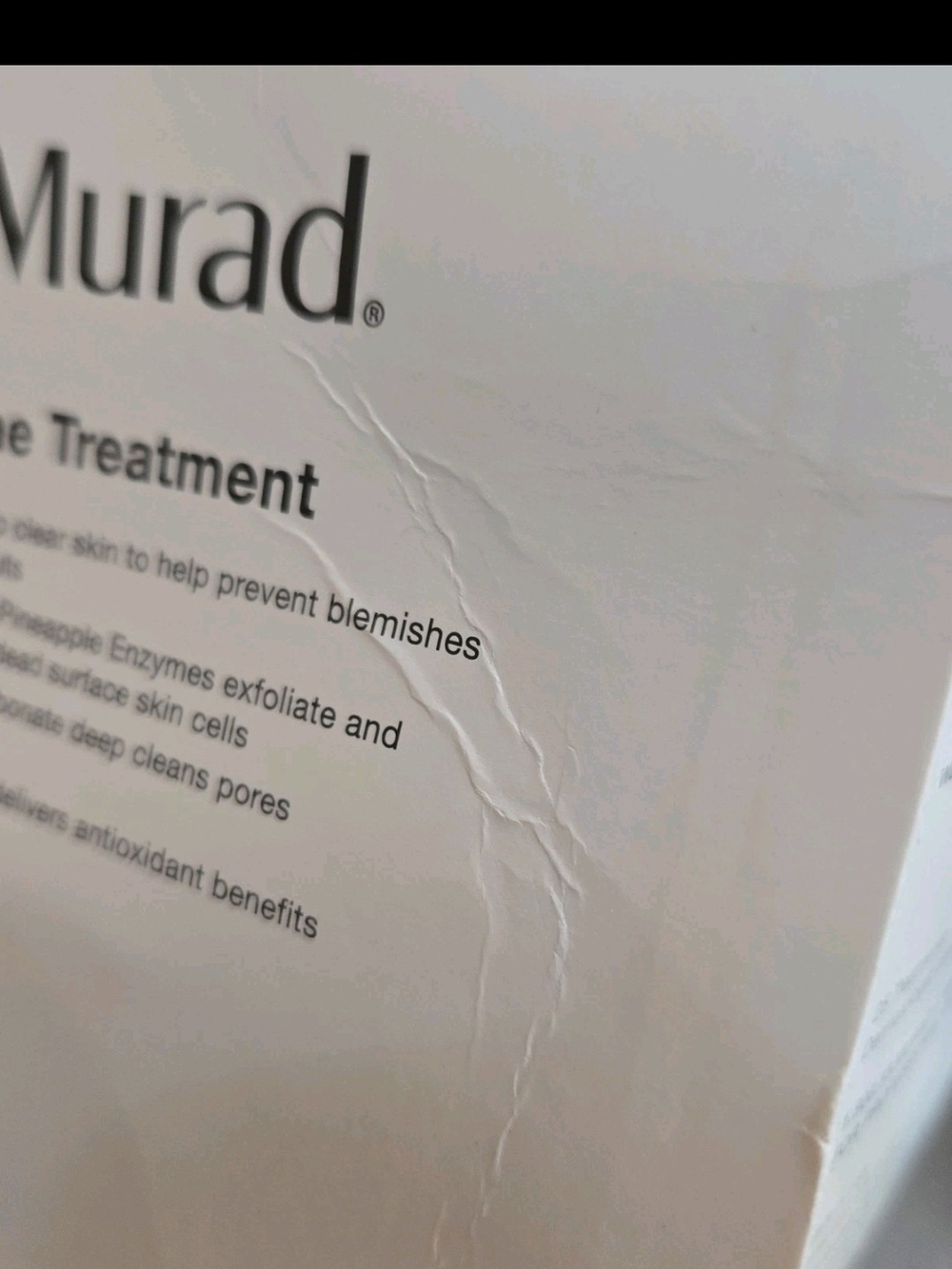 Murad Enzyme Treatment Box - White with Blue Accent - Picture 7 of 9